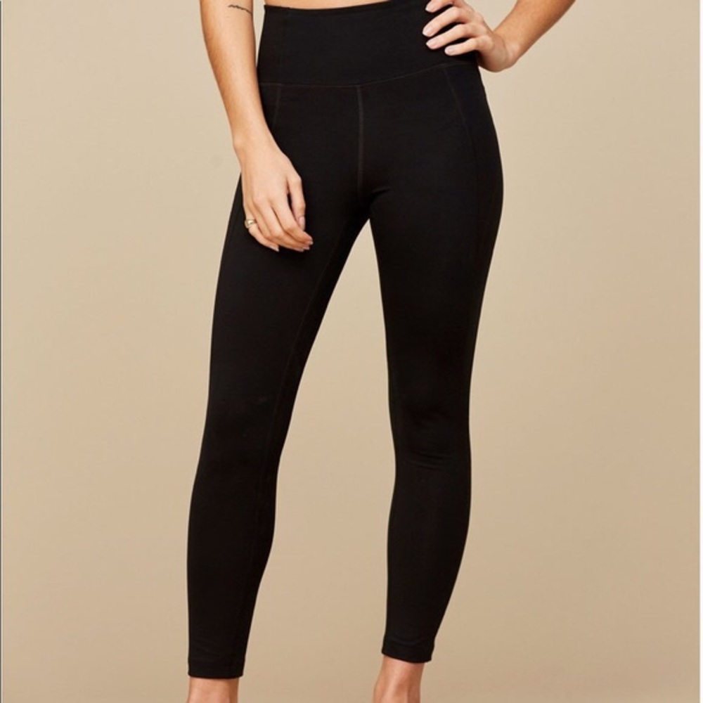 Girlfriend Collective Black High Rise Legging